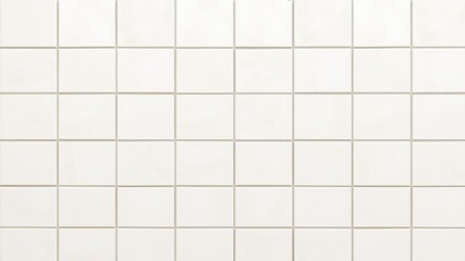 Elegant White and Cream Ceramic Tile Pattern