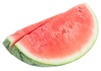 Fresh slice of juicy watermelon