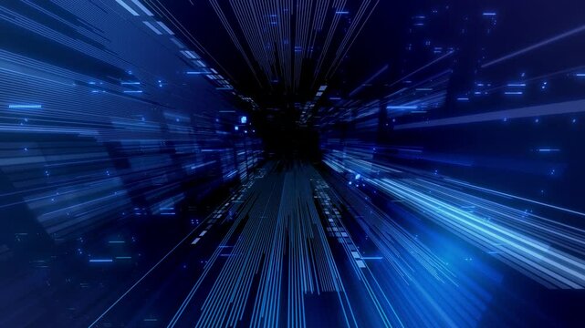 abstract background with binary code
