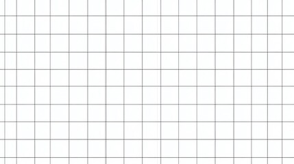 Blank White Grid Paper Ideal for Note-Taking, Sketches, and Planning