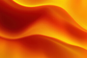 Black brown copper red burnt orange yellow background. Color gradient blurred shadow. Silk satin fabric. Noise grain mesh old retro. Bright light glow fire hot.Draped curtain line stripe.Empty.Design.