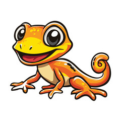 Fototapeta premium Gecko Simple Vector Logo