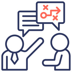 Communication Strategy Icon