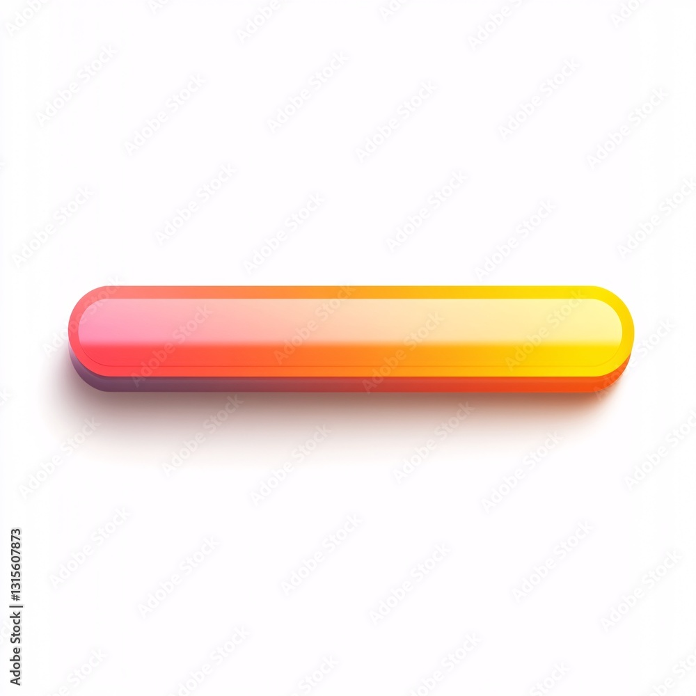 Poster clean and simple progress bar graphic with gentle gradient tones