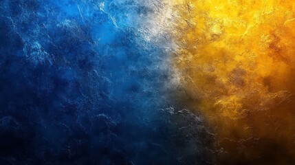 Fototapeta premium Abstract vibrant blue and gold textured background