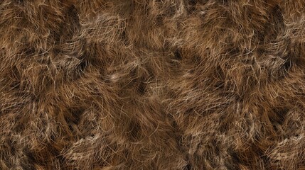 Naklejka premium _Fur_texture_Brown_Craiyon_fantasy_Texture_background