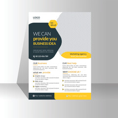 Corporate business flyer template design , cover modern layout, annual report, poster, flyer in A4 with colorful modern business flyer template, and creative design, editable vector template design.
