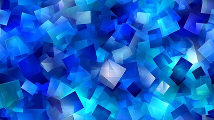 Abstract Blue Square Background Texture
