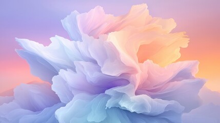 Abstract Pastel Cloud Flower   Soft  Dreamy  High Resolution Background Texture