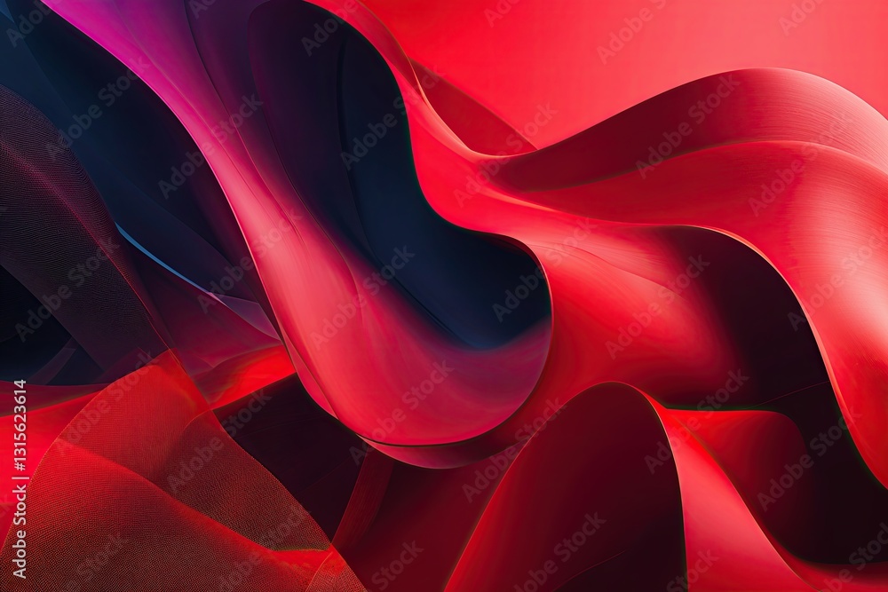 Poster Dynamic Red Gradient Abstract Background with Striking Design Elements for Business and Promotional Use