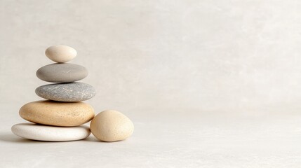 Serene Stacked Stones  Zen  Balance  Spa  Minimalist  Nature  Meditation  Peace  Tranquili