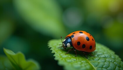 ladybug on a leaf