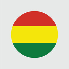 Bolivia Flag Sphere Vector
