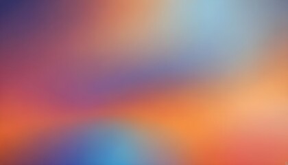 Fototapeta premium An abstract blurred background featuring a smooth orange and blue gradient with soft transitions and vibrant hues