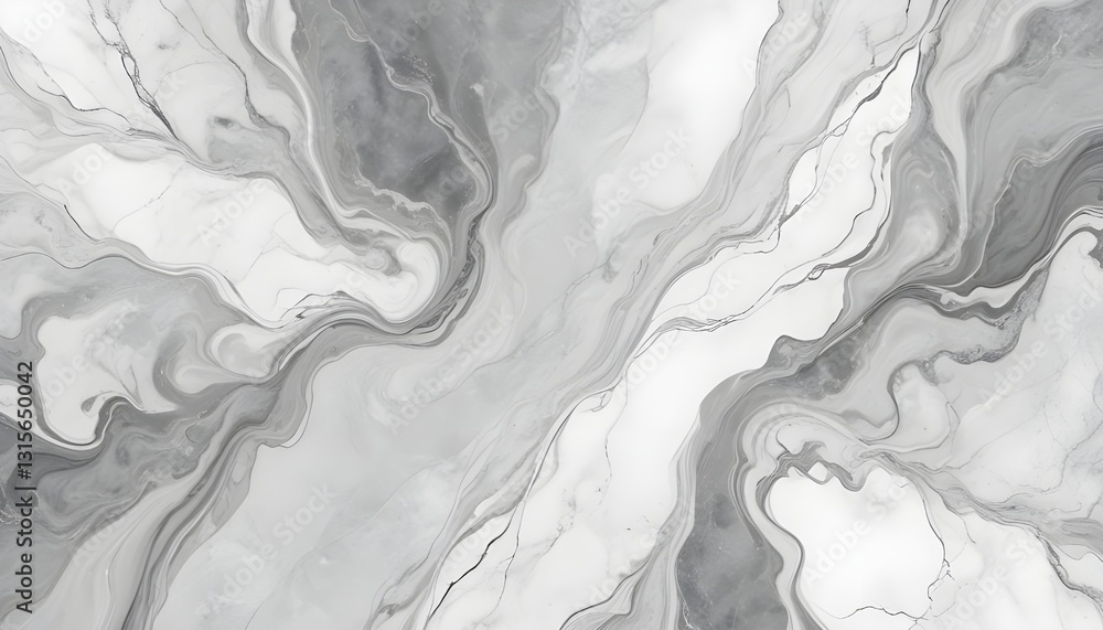 Poster an abstract background with a luxurious marble texture in white and gray tones