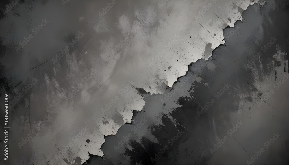 Poster an abstract background with a rough concrete texture in dark gray tones