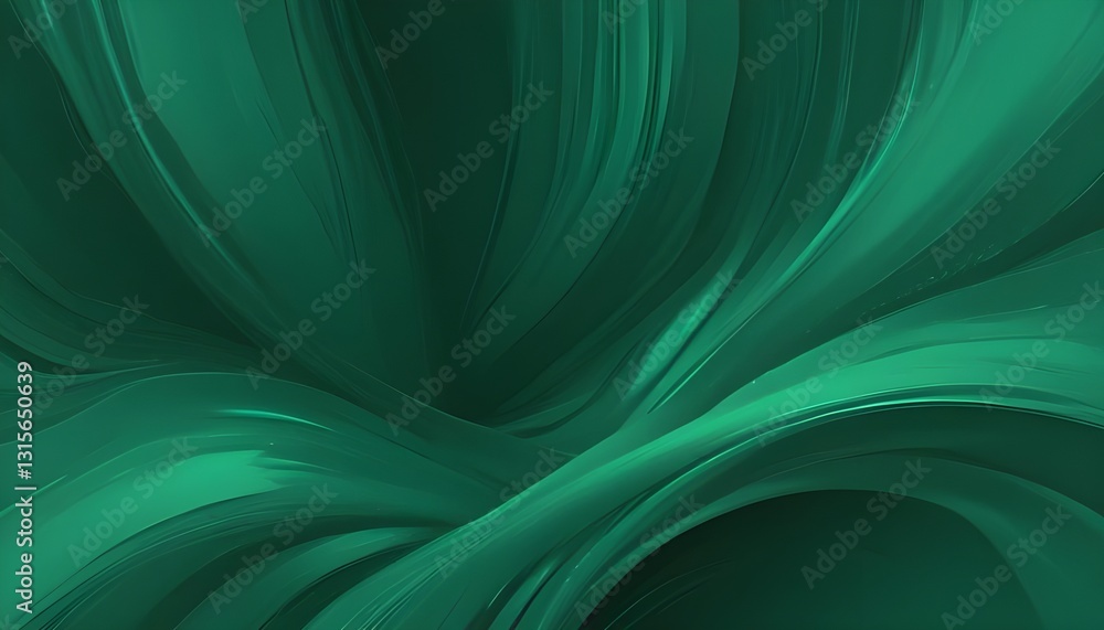 Poster An abstract background with a single solid color of luxurious and elegant emerald green