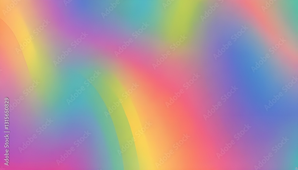 Poster An abstract background with a cheerful and colorful rainbow gradient