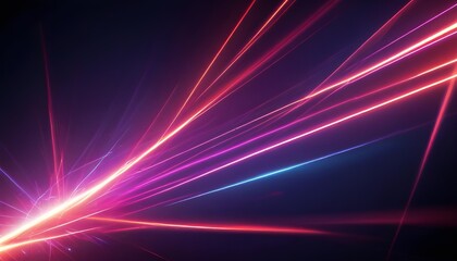 An abstract background with strong and sharp laser light effects