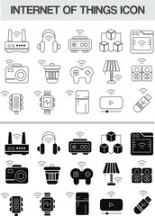 icon set internet of things 