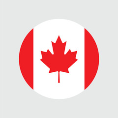 Canada Flag Sphere Vector