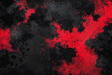 Black and Red Abstract Grunge Texture with Halftone Background Design
