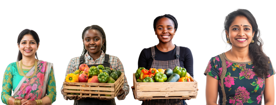 woman with vegetables