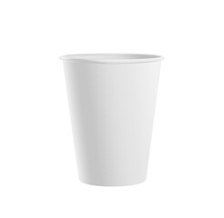 Set of disposable cups for takeaway coffee or tea template