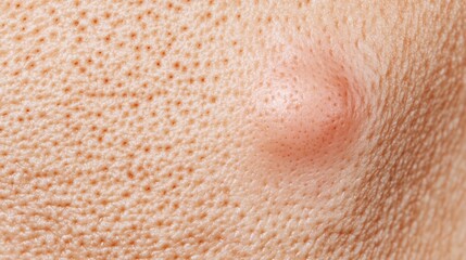 Fototapeta premium Pimple on the face, acne treatment related.