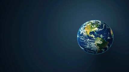 Fototapeta premium Simple Background of Earth Day: Tracing the Source from the Germination of Ideas to Global Actions