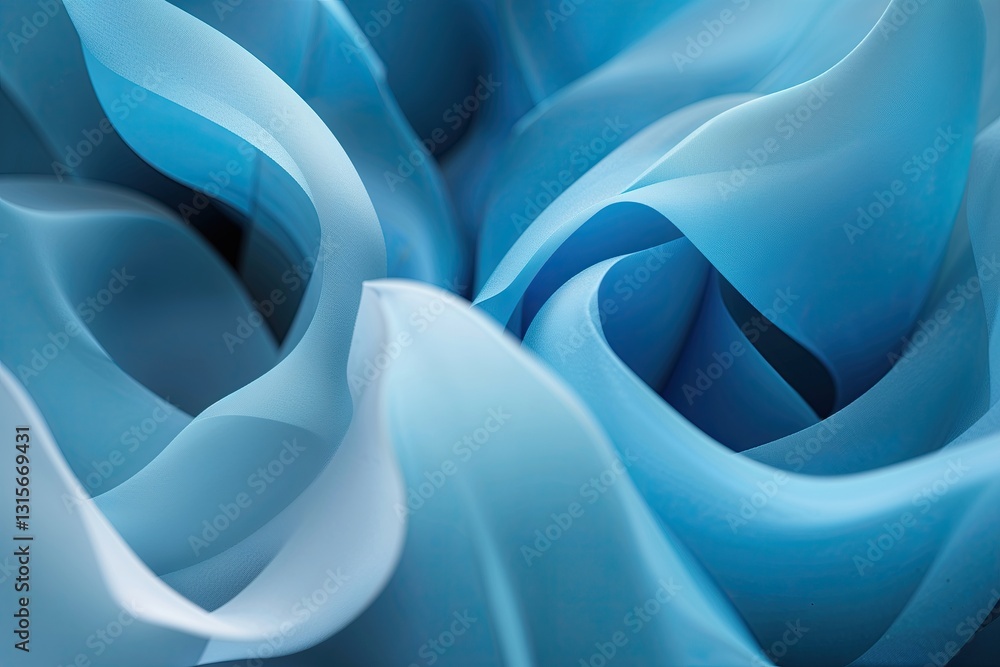 Poster refreshing soft cyan gradient abstract background with blurred texture for spring designs
