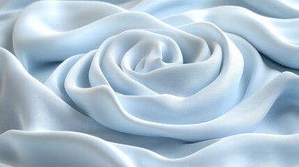 Obraz premium Light Blue Fabric Drape, Abstract Texture