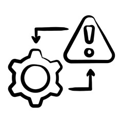 Obraz premium Crisis Management Icon