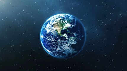 Fototapeta premium Future Background of Earth Day: Searching for the Light of Hope on the New Journey of Environmental Protection