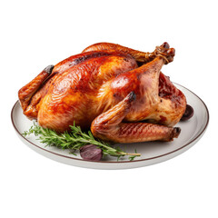 Rotisserie Chicken on transparent background