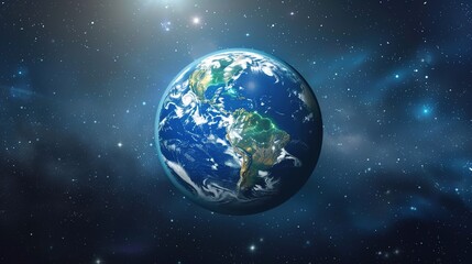 Obraz premium Modern Background of Earth Day: The New Look of Environmental Protection Driven by Technology and Concepts