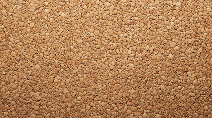 Corkboard texture with chaotic arrangement of small, round pieces, creating warm, natural background. Ideal for creative projects and presentations