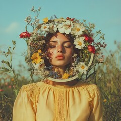 cinematic scene with a dreamy, surreal quality