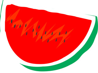 Fresh Watermelon Slice for Eating