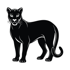 Obraz premium black panther vector