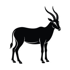 Vector illustration of a antelope