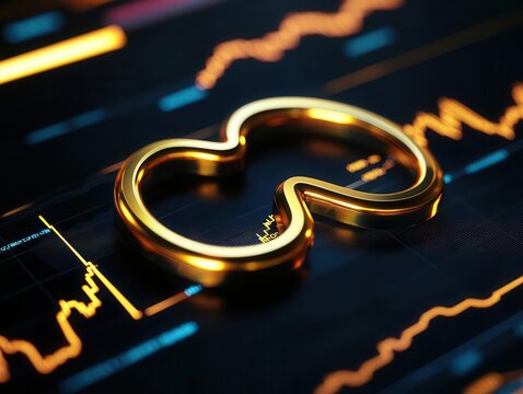 Golden infinity loop of floating bond certificates surrounded by variable graphs, floatingrate bonds, endless possibilities with adaptability