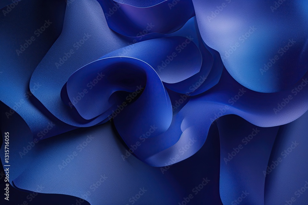 Poster sophisticated sapphire background with smooth gradient texture