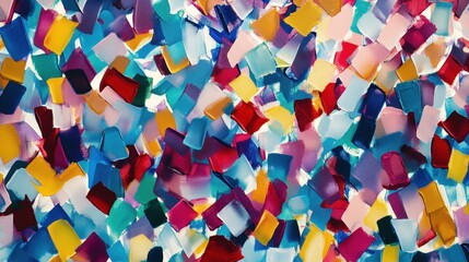 Colorful Abstract Painted Background with Creative Brush Strokes