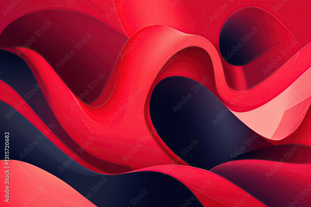 Aufkleber dynamic abstract red vector background for contemporary design projects