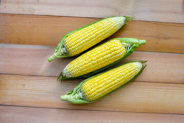 Sweet corn, Fresh yellow corn