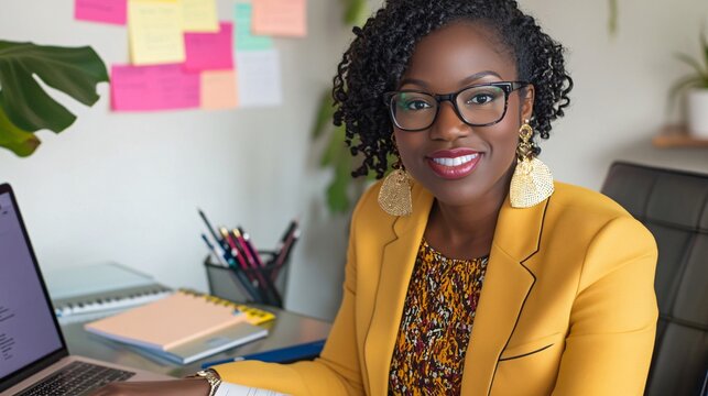 Flat Lay Arrangement of Business Planning Essentials on a Desk