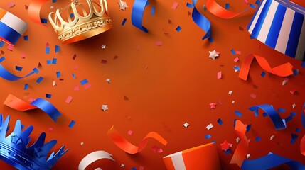 Three - Dimensional Background of King's Day: The Multi - Dimensional Presentation and In - Depth Exploration of the Dutch Traditional Celebration
