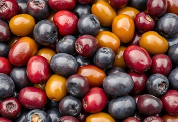 Close-up of many plump, blueberry-flavored olives, snack,  recipe