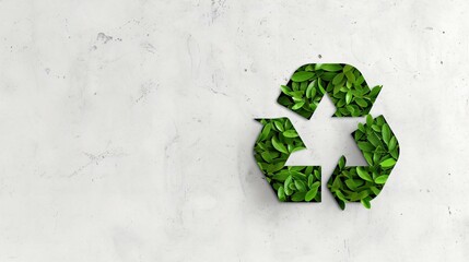 A minimalist green logo with a sleek recycling symbol that emphasizes sustainability eco-conscious design renewable practices and green branding.